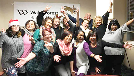 Great Clips employees celebrate helping the WMAG Brenner Children's Radiothon